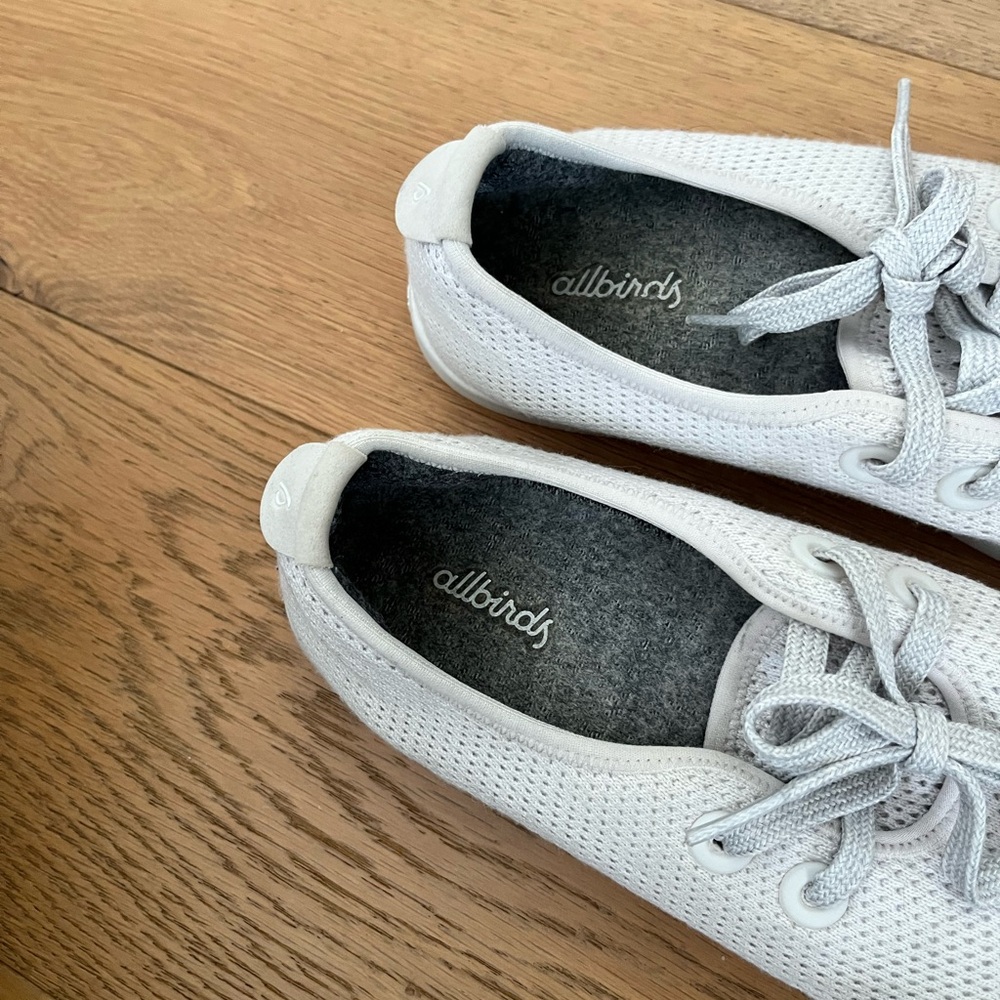 Allbirds Women’s White Tree Breezers Lace-Up Sneakers